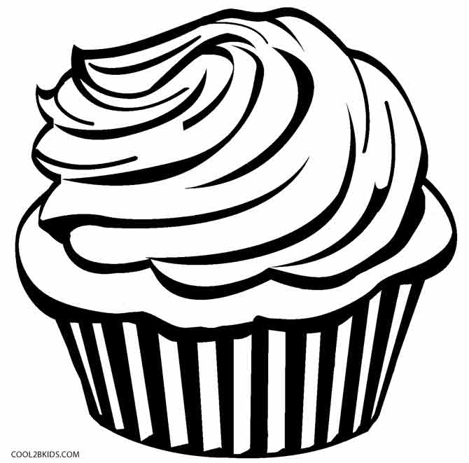 670x661 Free Printable Cupcake Coloring Pages For Kids Cool2bkids