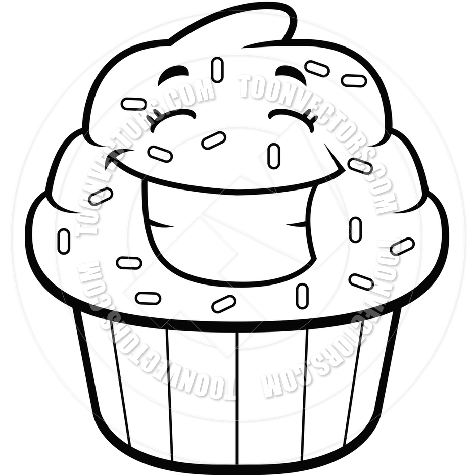 940x940 Cupcake Cartoon Drawing Cupcake Clipart Black And White Clipart