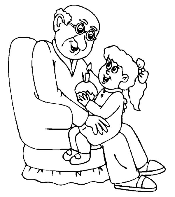 600x676 Cupcake For My Grandfather Coloring Pages Color Luna