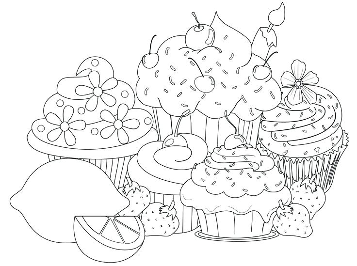 736x549 This Is Cupcake Coloring Pages Images Cupcakes Coloring Say It