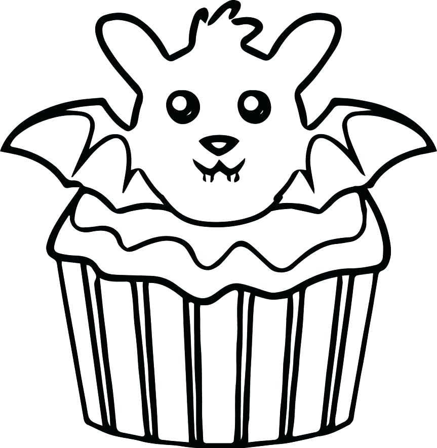 863x885 Cake Coloring Games Cupcakes Coloring Pages Bat Cupcake Coloring