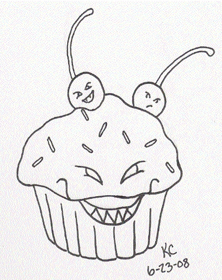 446x562 Evil Cupcake By Ahojoshi
