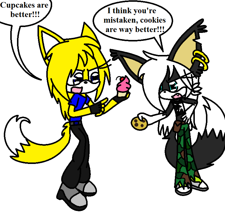 768x742 Request!) Cookies Vs Cupcakes By Tomboygirlawesomenes