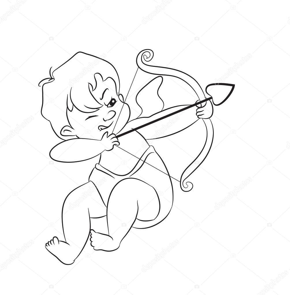 1005x1023 Valentine Day Cupid Angel Stock Vector Tanitue