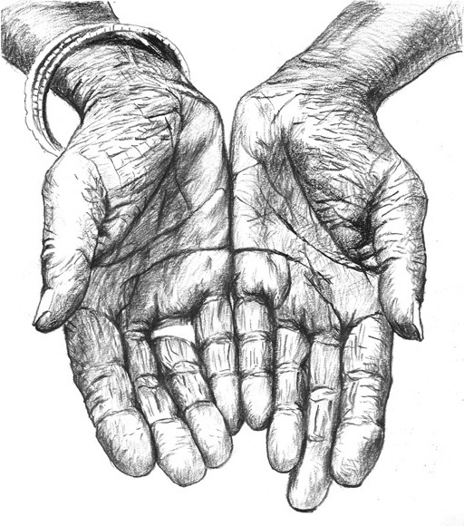 512x580 Cupped Hand Drawing