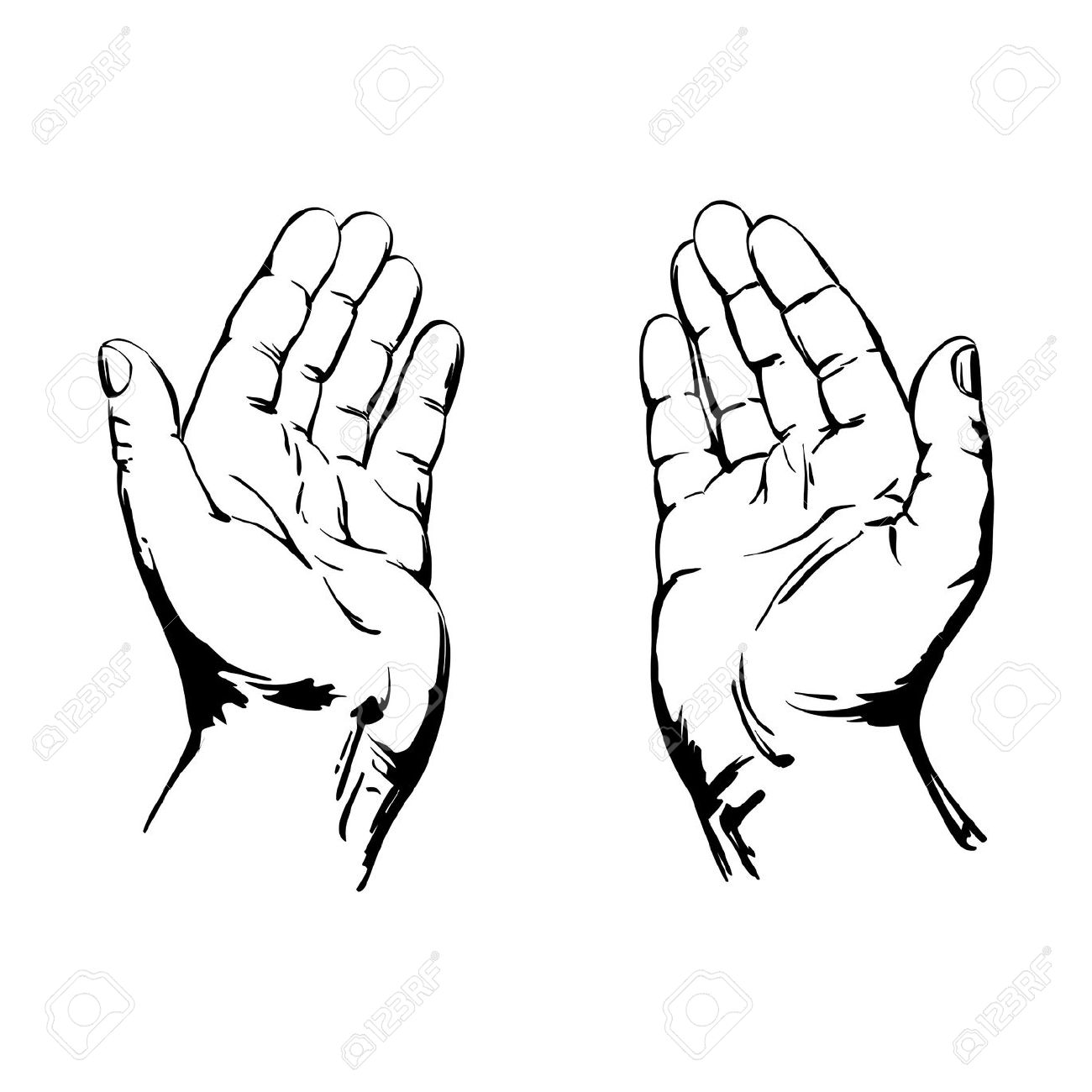 1300x1300 Clip Art Cupped Hands Clip Art