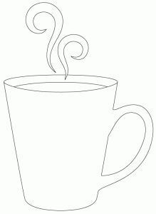 219x300 Drawn Tea Cup Simple