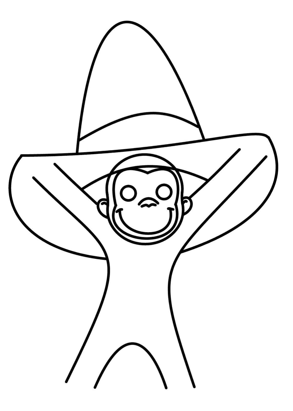 1142x1600 How To Draw Cartoons Curious George