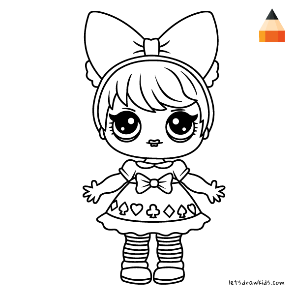 600x600 How To Draw Lol Surprise Doll Curious Qt