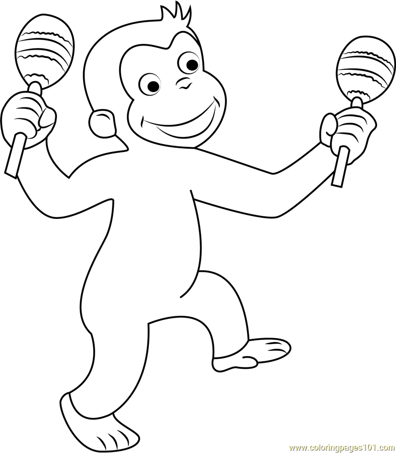 Curious George Drawing at GetDrawings | Free download