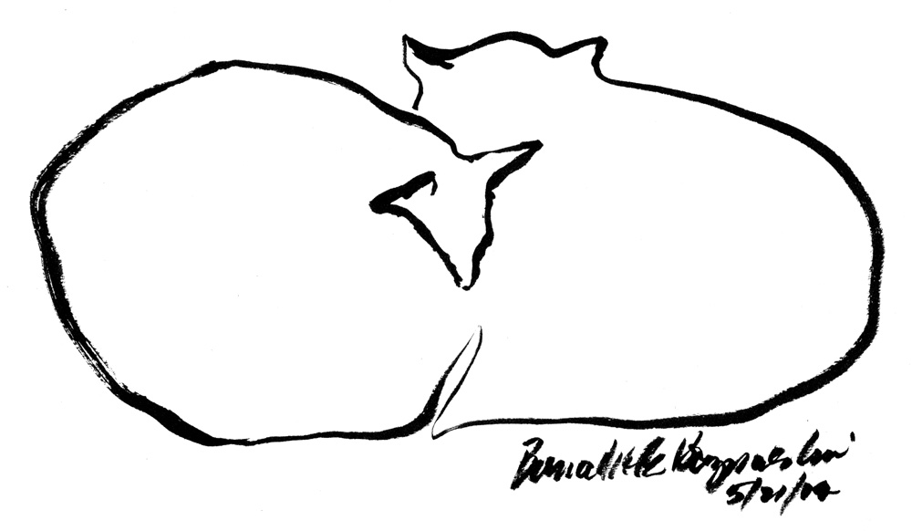 1000x582 Daily Sketch Cuddle For Two ~ The Creative Cat