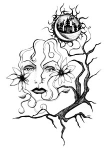 212x300 Curly Hair Girl Drawings Fine Art America