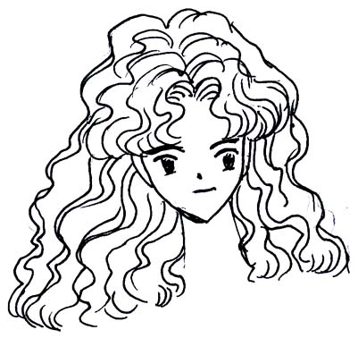 Curly Hair Drawing at GetDrawings.com  Free for personal 