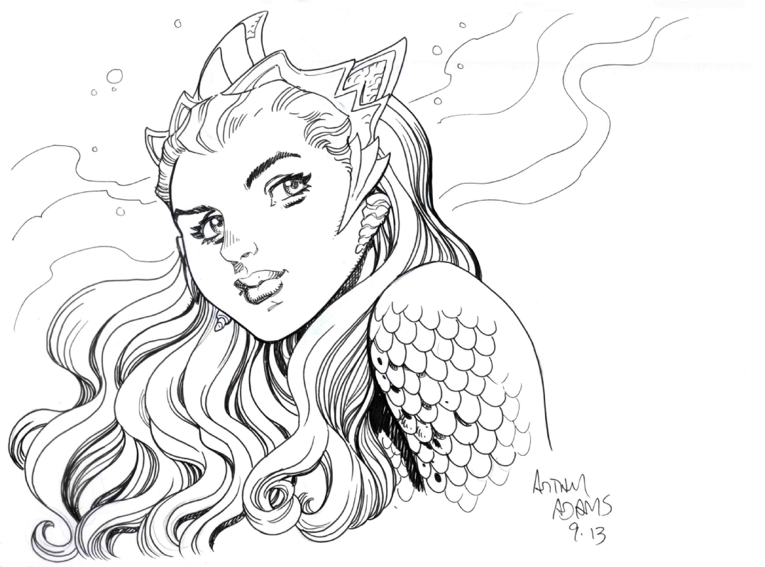 1078x800 Mera By Arthur Adams Comic Art 15=atlantians The King