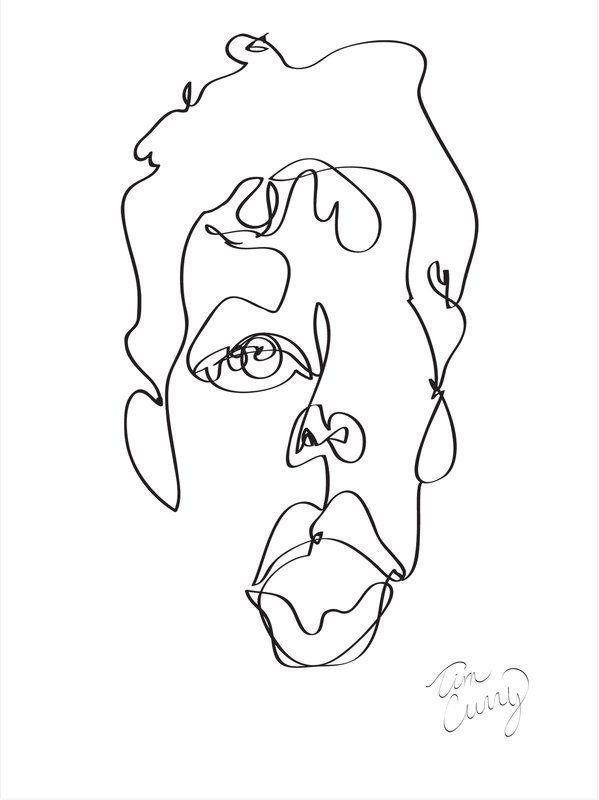 599x800 Ruane Condron Semi Blind Contour Drawings