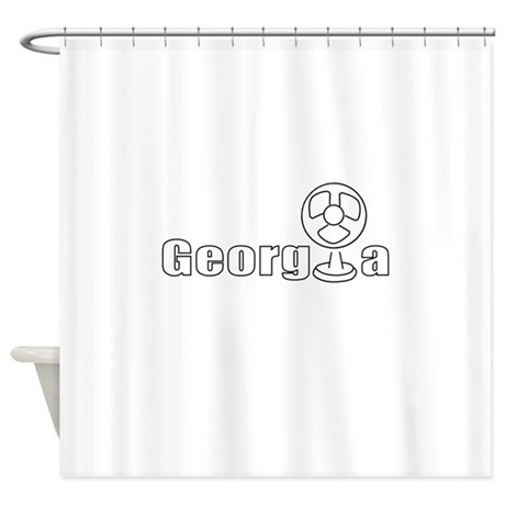 460x460 Georgia Bulldogs Shower Curtains Cafepress