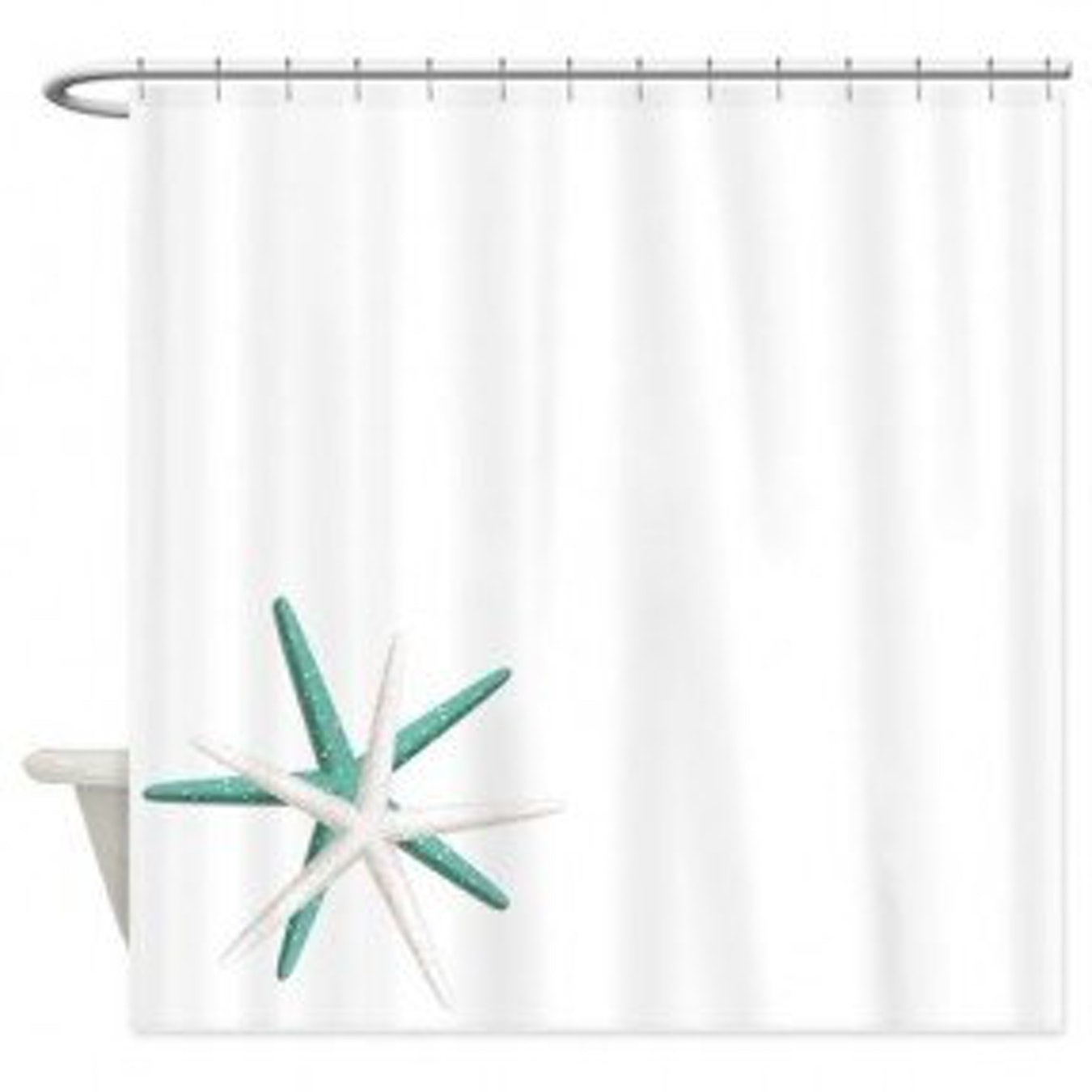 1350x1350 Shower Curtain Drawing Gifts Beige Bathroom Decor Sea Life