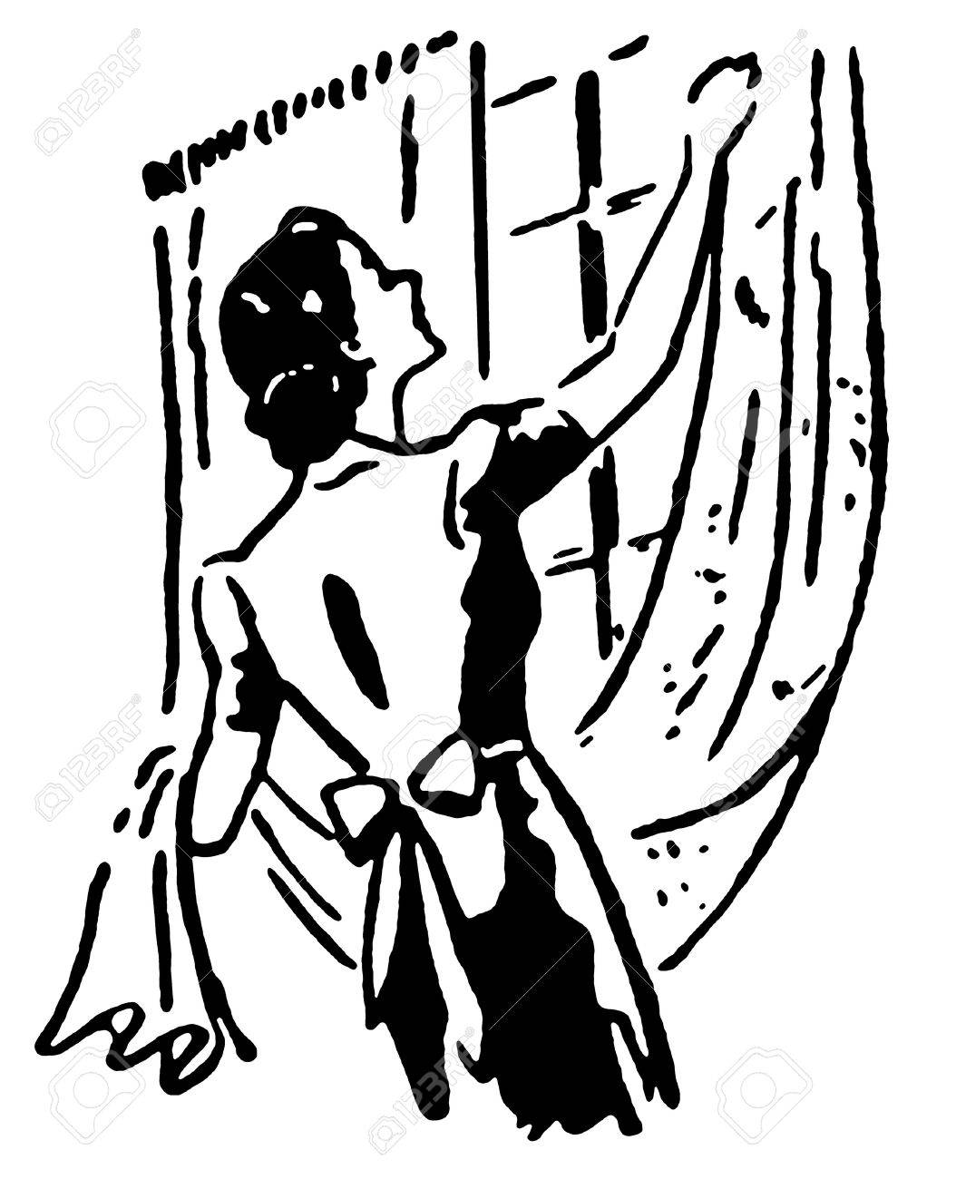 1054x1300 A Black And White Version Of A Vintage Style Portrait Of A Woman