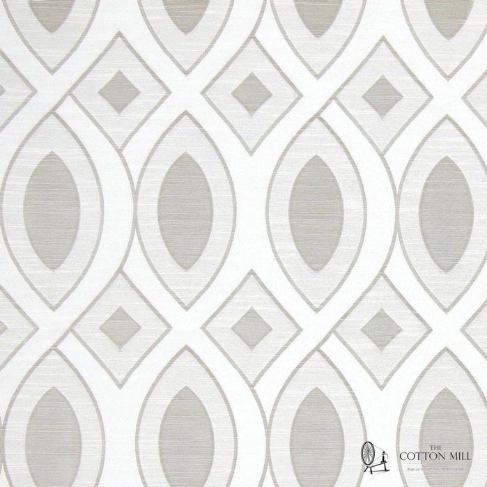 699x699 Valentine Pearl Geometric Art Deco Jacquard Curtain Fabric