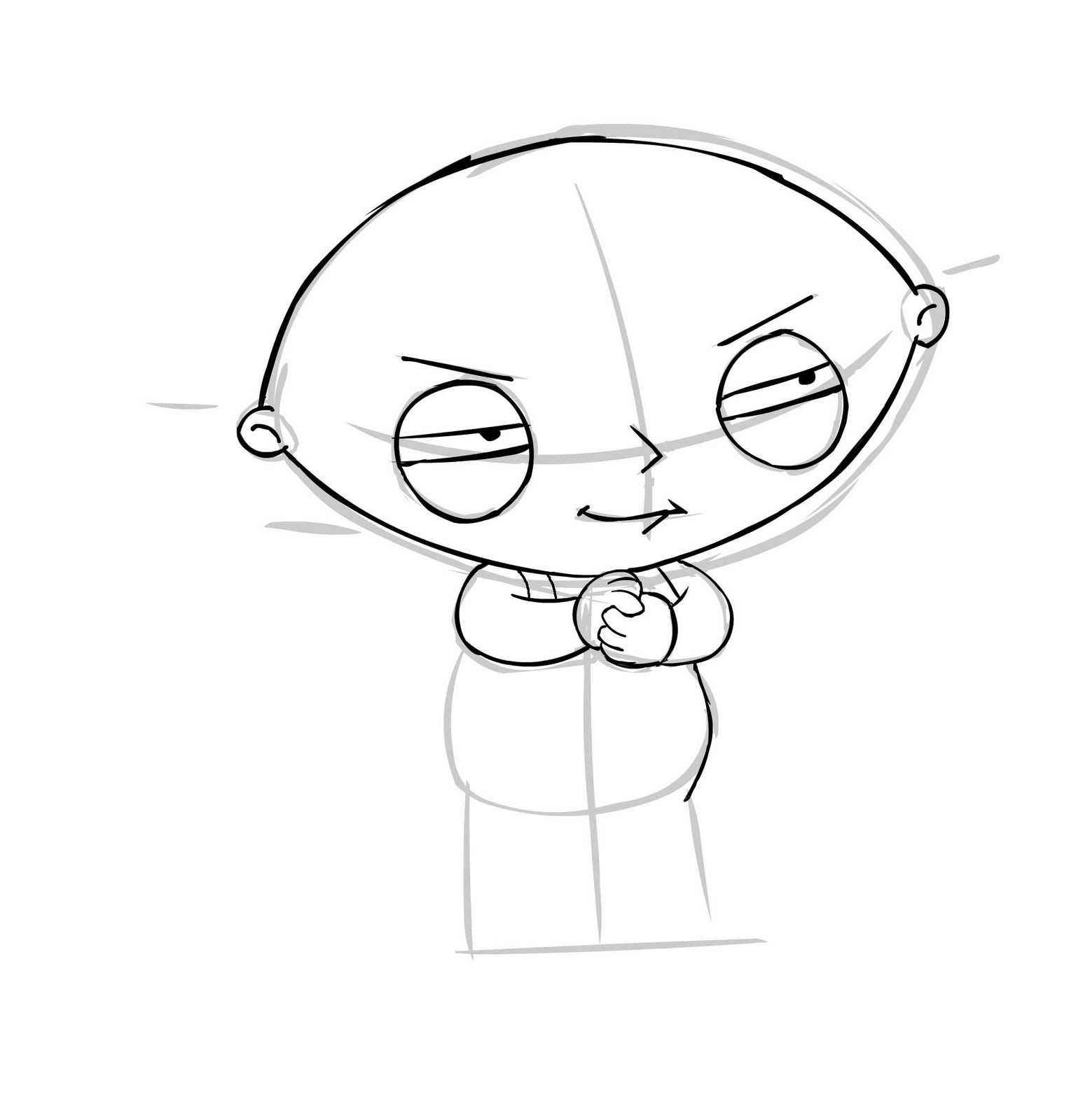 1536x1600 Step By Step Guide To Draw Cartoon Characters