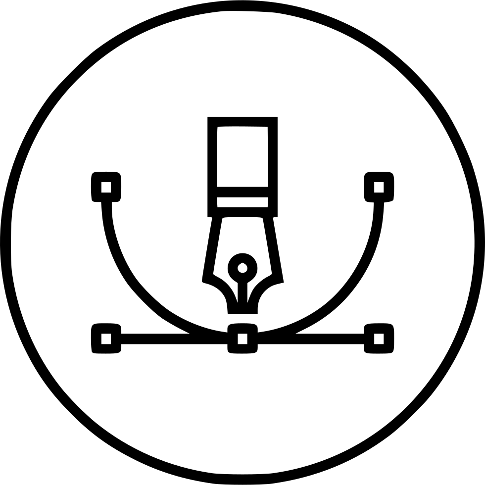 980x980 Tool Bezier Curve Shape Design Draw Anchor Svg Png Icon Free
