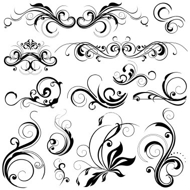 379x380 Swirls Tats Flourish, Creativity And Drawings