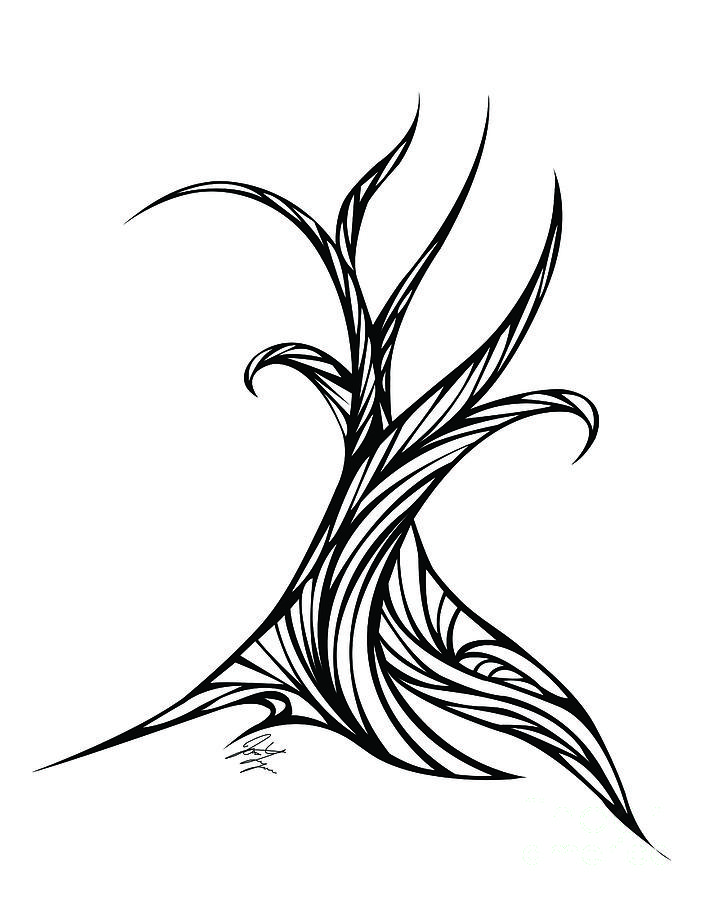 707x900 Curve Digital Art By Jamie Lynn