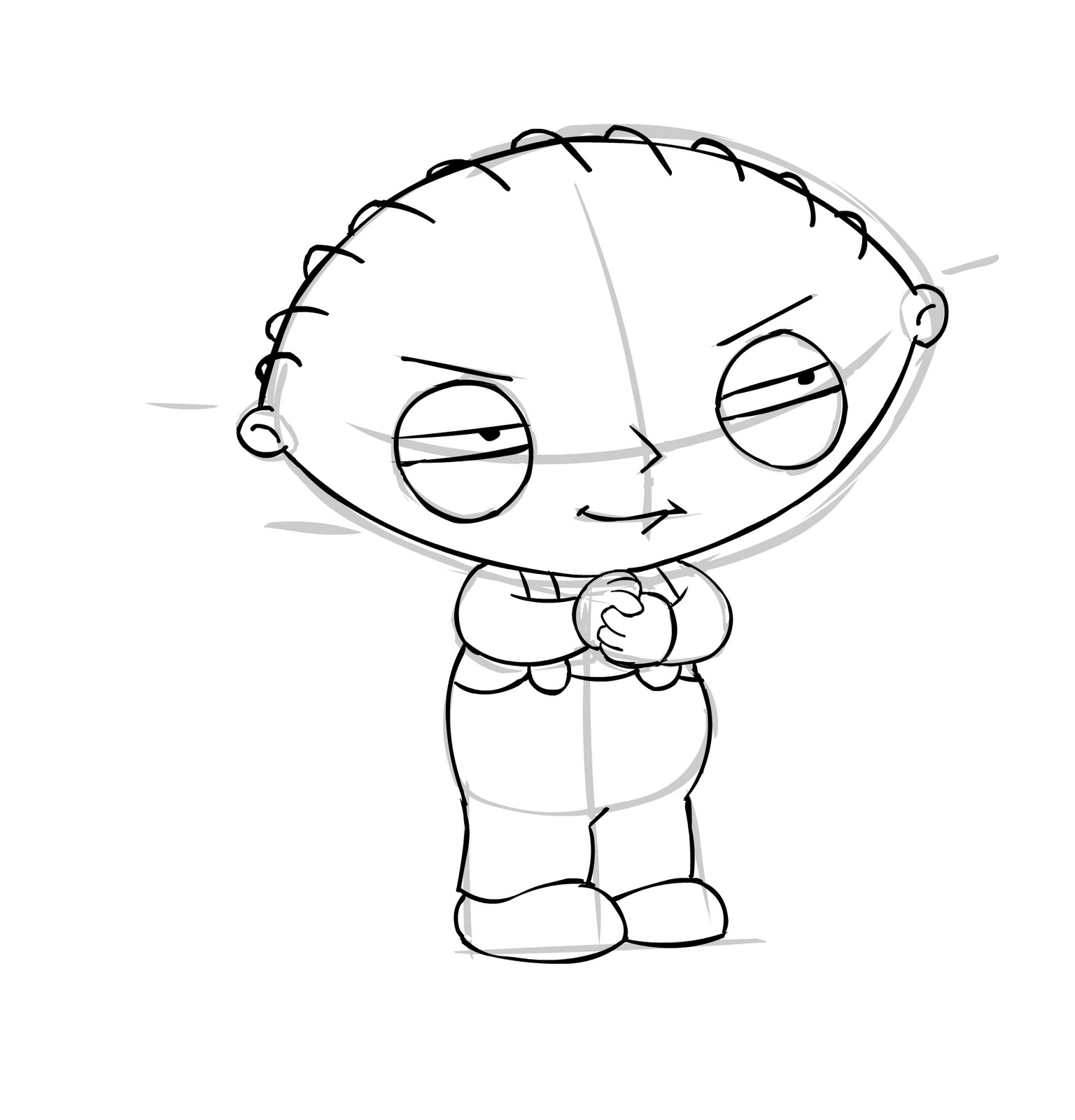 1536x1600 Step By Step Guide To Draw Cartoon Characters