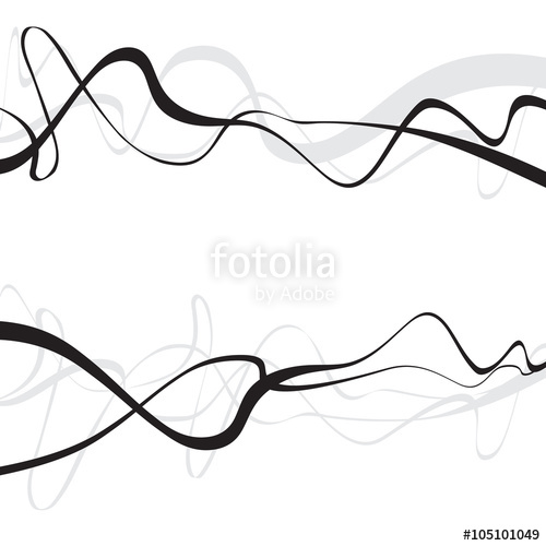 500x500 Abstract Art Design, Abstract Background With Curvy, Curved Lines