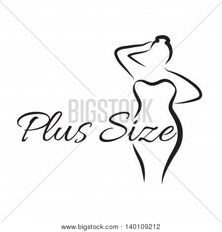 450x469 Curvy Woman Silhouette Images, Illustrations, Vectors