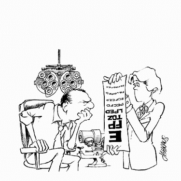 375x375 Optometrist (Upside Down) Cartoons, Gifts For Optometrist (Upside
