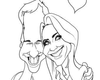 340x270 Caricature Drawing Etsy