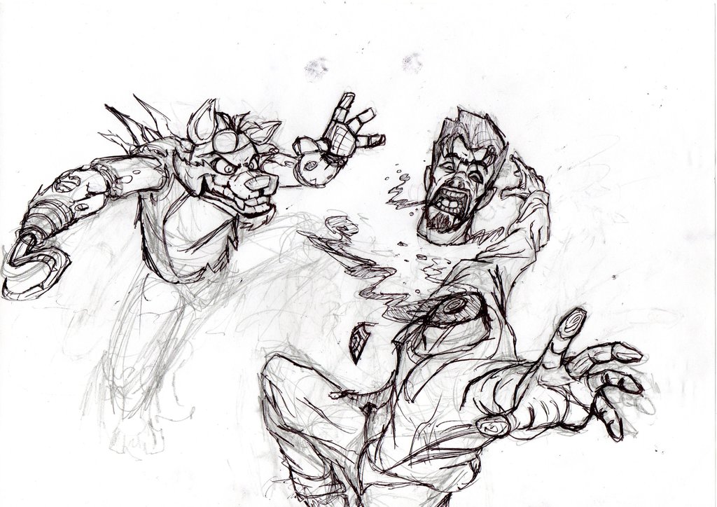 1024x724 Clean Cut Sketch Fnaf By Edgar Games