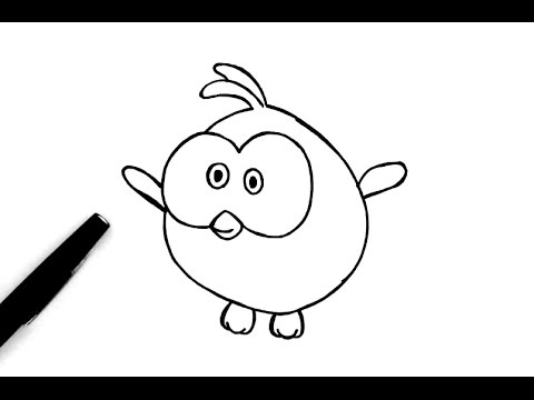 480x360 Comment Dessiner L'Oiseau (Cut The Rope Magic)