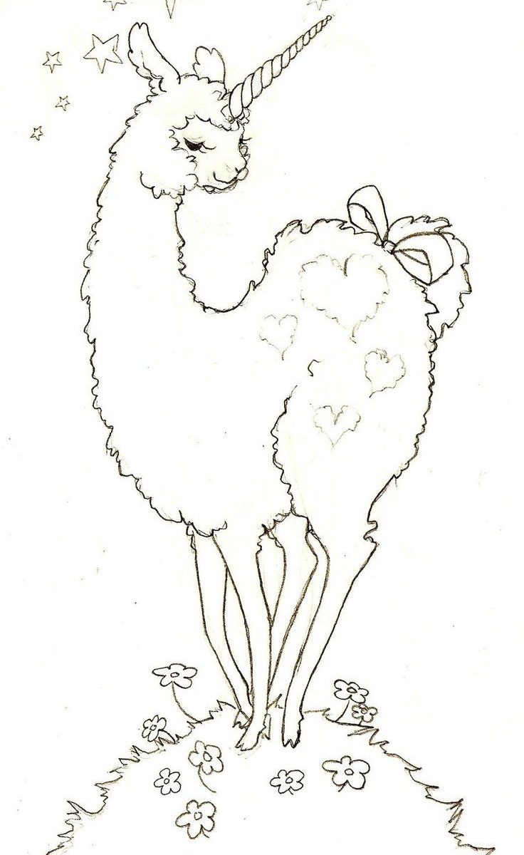 736x1200 Great Llama Coloring Pages For Free Book And Alpaca Printable
