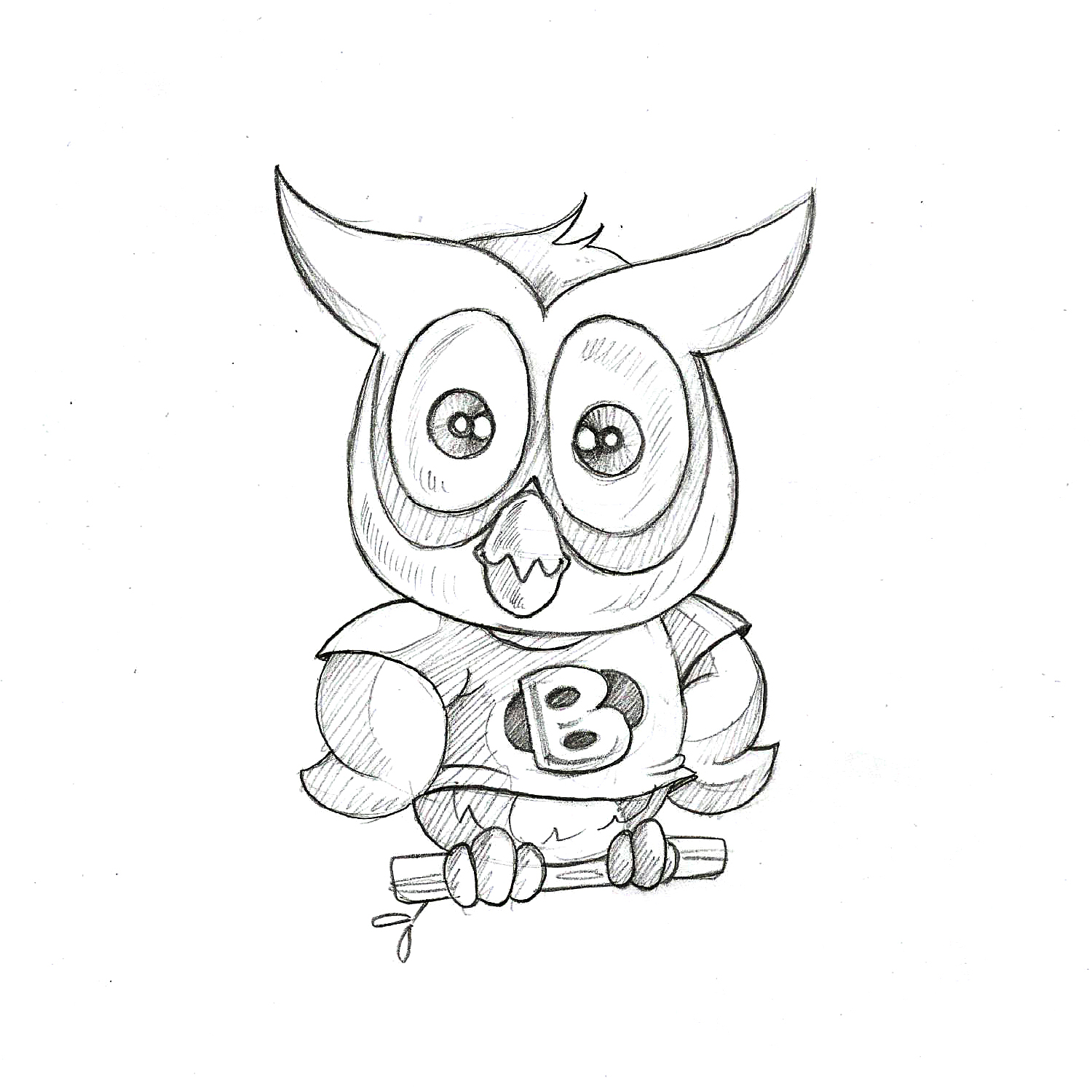 1500x1500 The Cute Owl Character Sketches Character Sketches