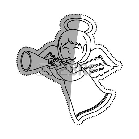 Cute Angel Drawing