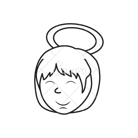 550x550 Cute Angel Cartoon