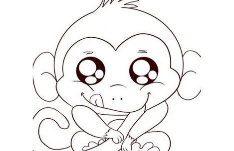 469x304 Cute Animal Coloring Pages For Girls With Big Eyes Just Colorings