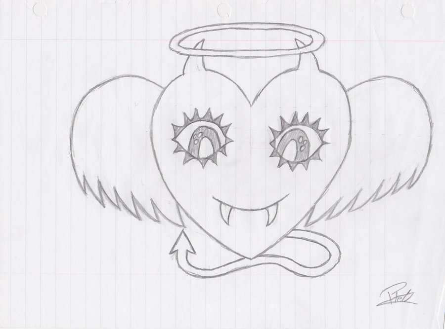 900x667 Cute Heart By Shirogiyusa