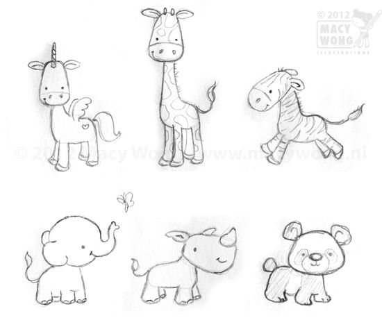 550x471 Photos Line Drawings Of Baby Animals,