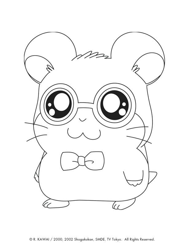 612x792 Printable Cute Baby Animal Coloring Pages