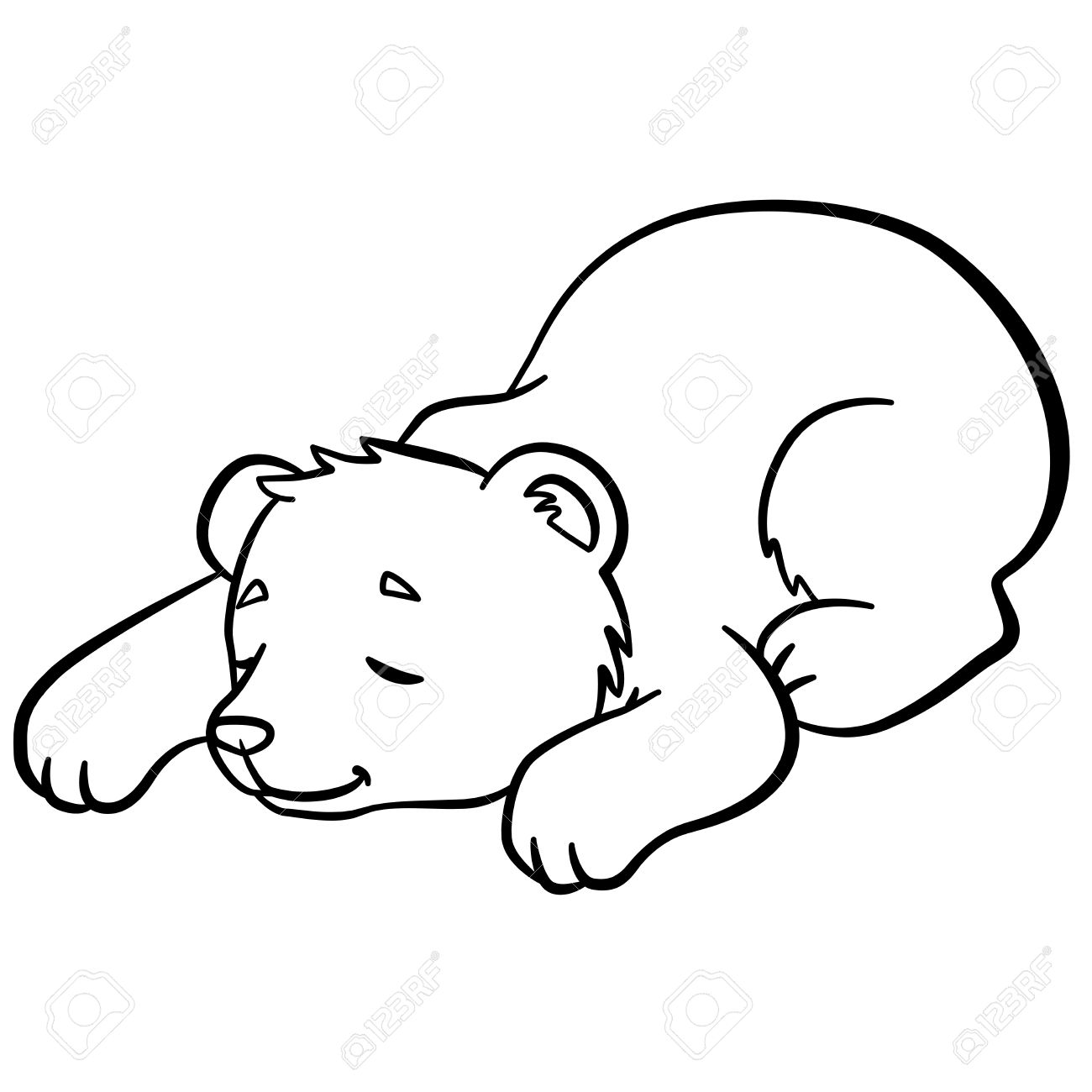 Cute Baby Bear Drawing at GetDrawings | Free download