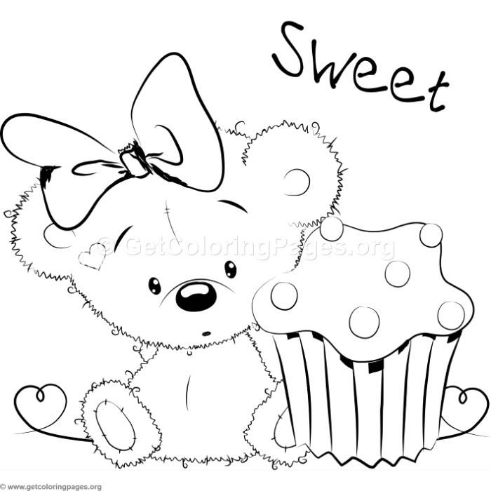 700x700 Cute Baby Bear Coloring Pages