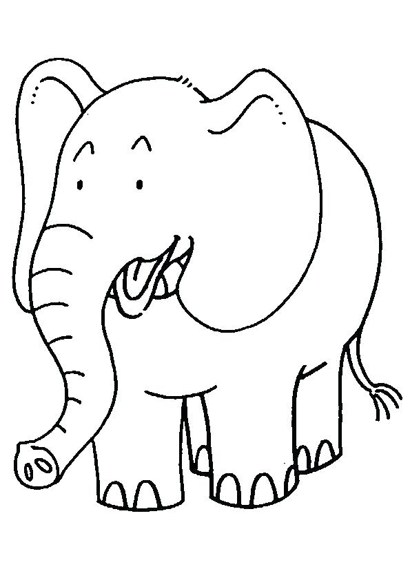 595x842 Best Of Elephant Coloring Pages Pictures Baby Elephant Drawing