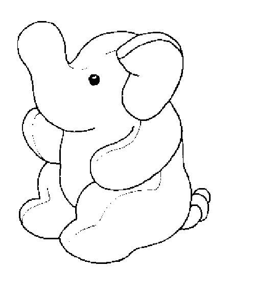 540x562 Free Printable Elephant Coloring Pages For Kids