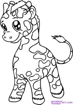 236x337 Giraffe Clipart Image Cartoon Baby Giraffe Craft Ideas