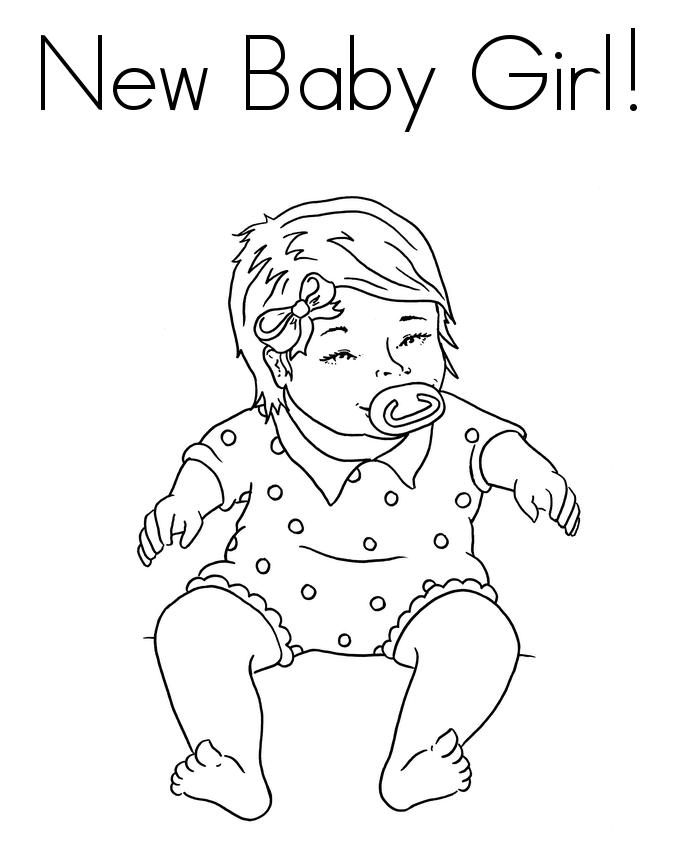 685x844 Cute And Latest Baby Coloring Pages
