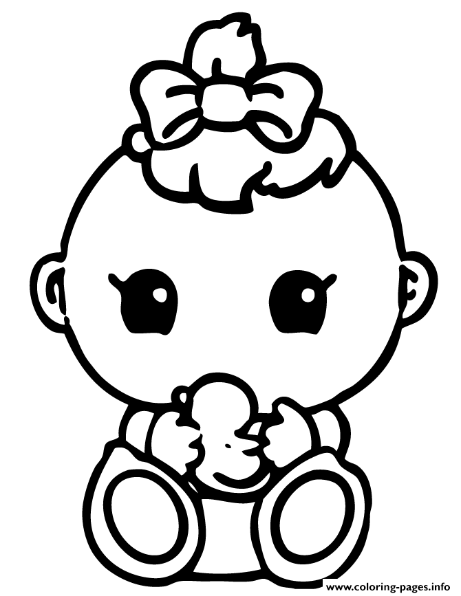 670x867 Cute Baby Girl Squinkies Coloring Pages Printable