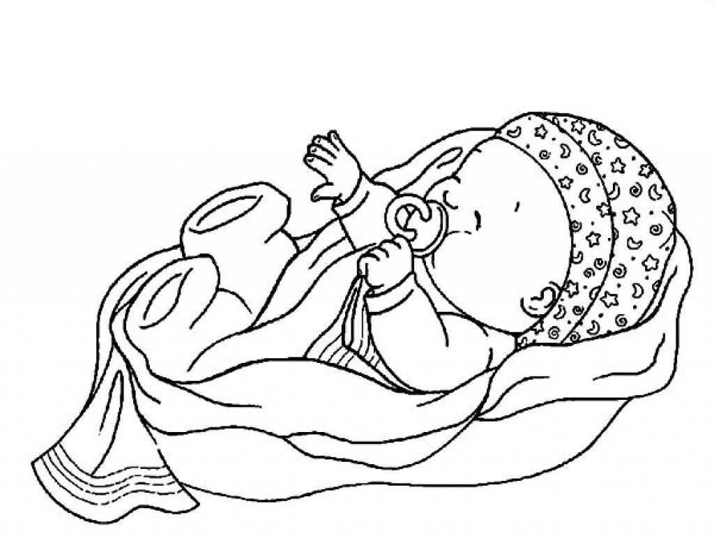 1024x768 Baby Doll Coloring Pages Free Cute Page Printable Kids To Print